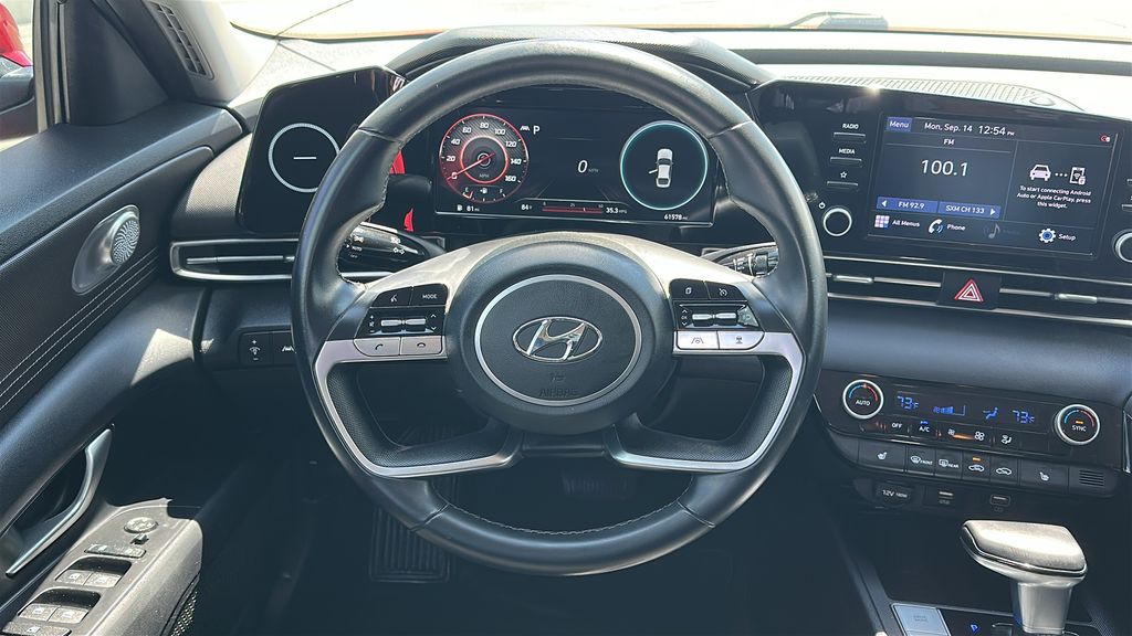 2021 Hyundai Elantra SEL Red at Central Houston Nissan
