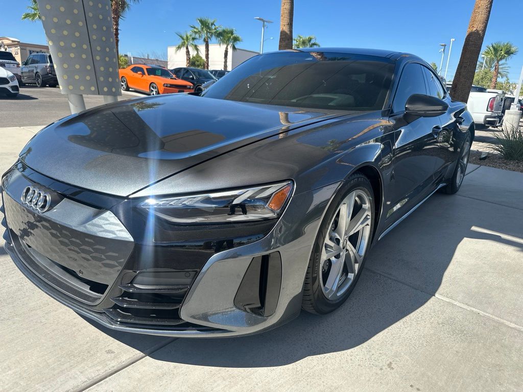 Daytona Gray Pearl 2023 Audi e-tron GT Sedan All-Wheel Drive 1-Speed Automatic
