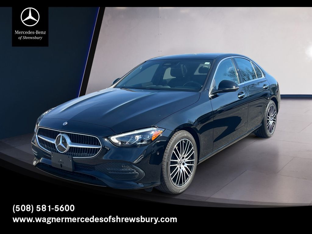 Black 2026 Mercedes-Benz C-Class Sedan All-Wheel Drive 9-Speed Automatic