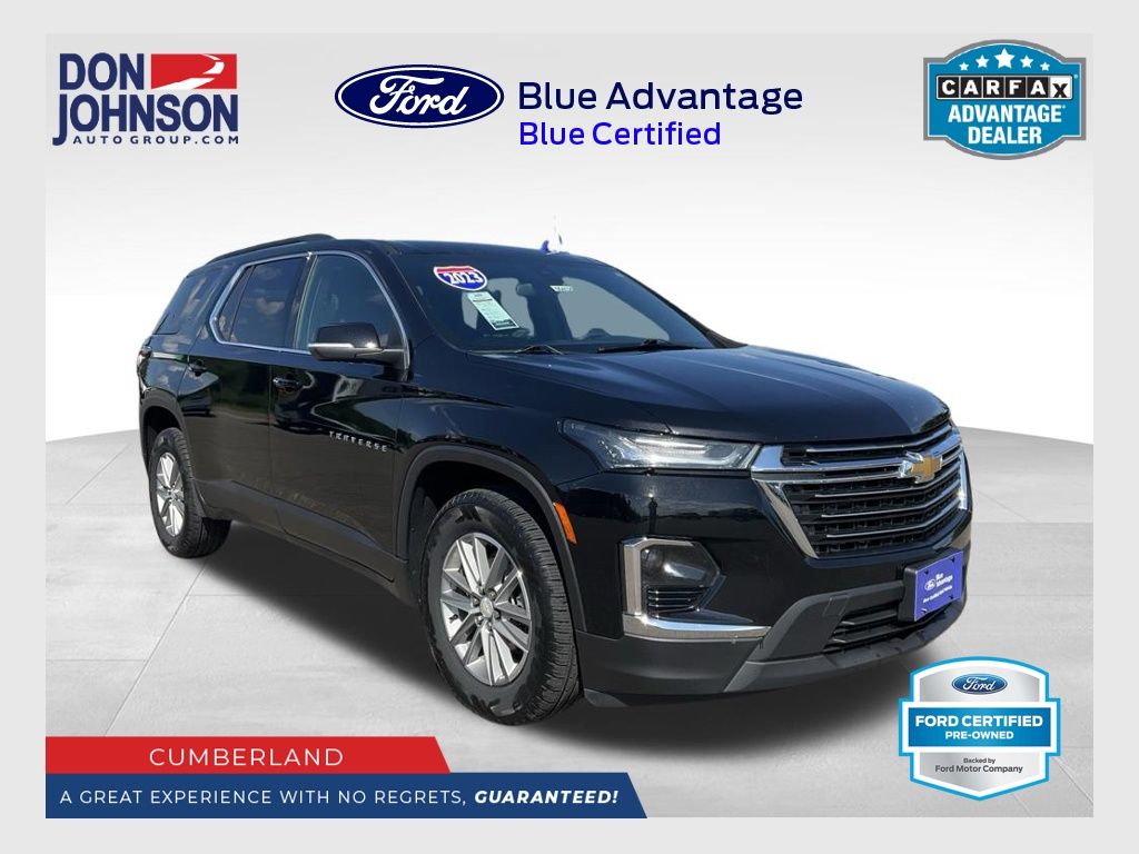 Mosaic Black Metallic 2023 Chevrolet Traverse SUV / Crossover Four-Wheel Drive 9-Speed Automatic