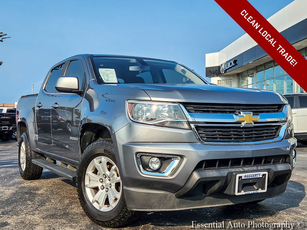 Gray (Satin Steel Metallic) 2018 Chevrolet Colorado Pickup Truck 4X2 6-Speed Automatic