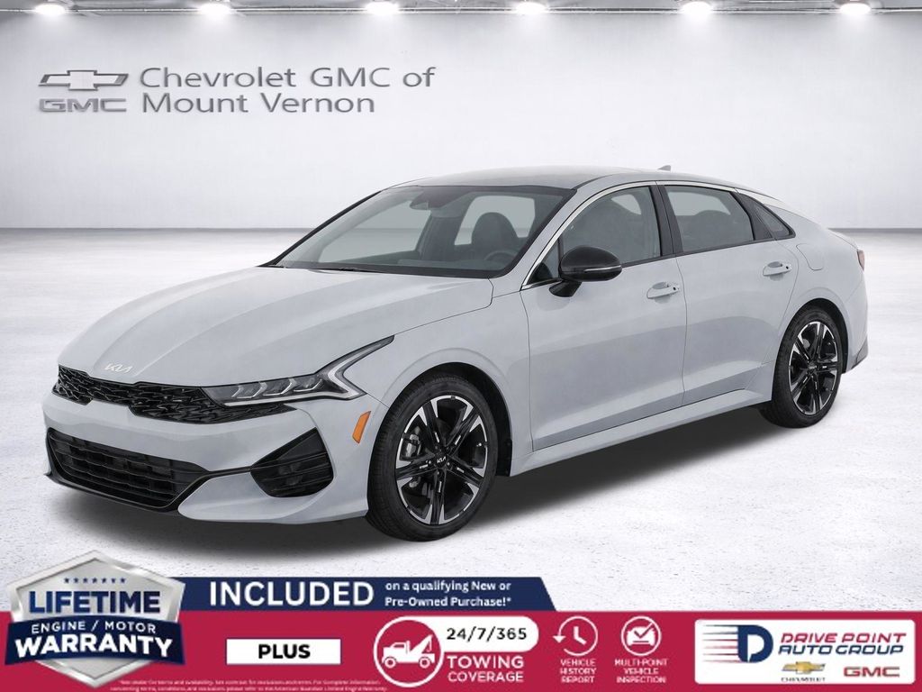 Gray 2022 Kia K5 Sedan Front-Wheel Drive 8-Speed Automatic