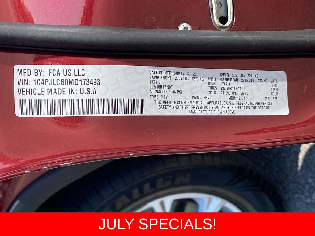 Used 2021 Jeep Cherokee SUV