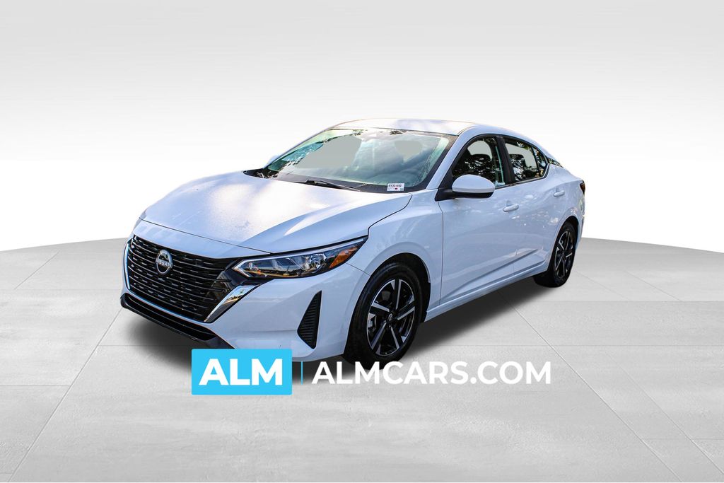 White (Fresh Powder) 2024 Nissan Sentra Sedan Front-Wheel Drive Continuously Variable Transmission