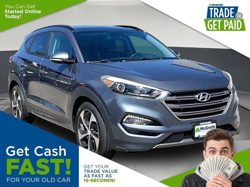 Coliseum Gray 2016 Hyundai Tucson 1.6T Limited AWD SUV / Crossover All-Wheel Drive 7-Speed Automatic