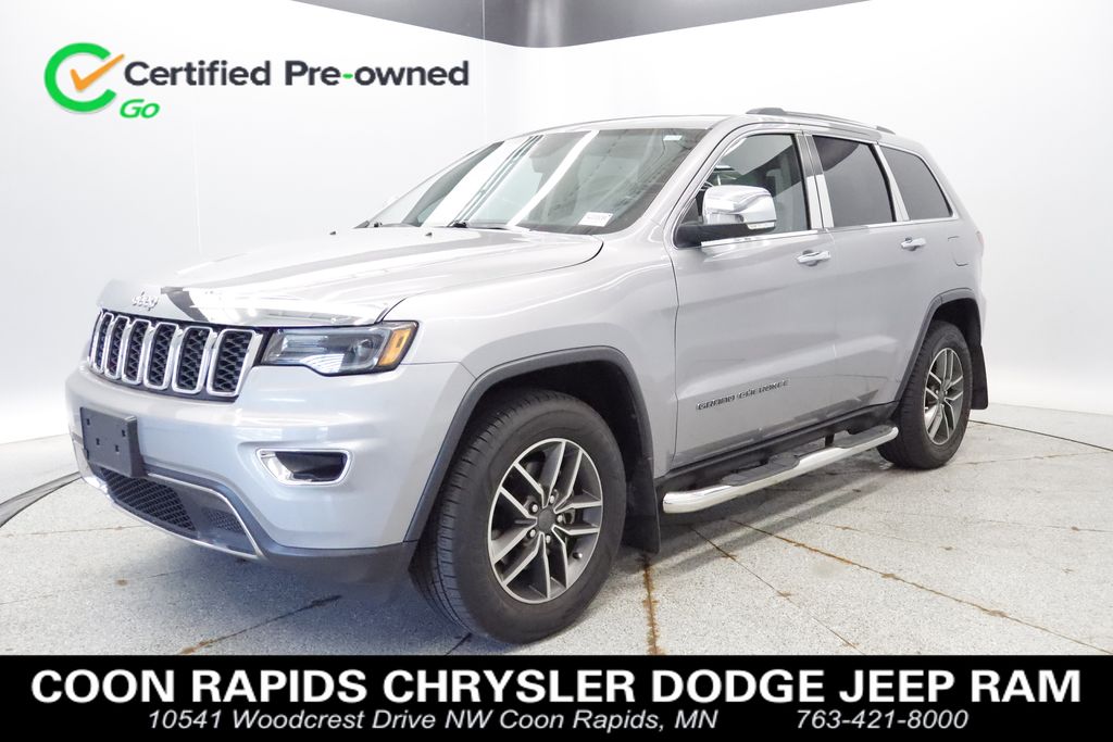 Billet Silver Metallic Clearcoat 2020 Jeep Grand Cherokee SUV / Crossover Four-Wheel Drive 8-Speed Automatic
