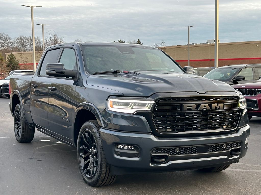 Forged Blue Metallic 2026 RAM 1500 Limited Crew Cab 4WD Pickup Truck Four-Wheel Drive 8-Speed Automatic