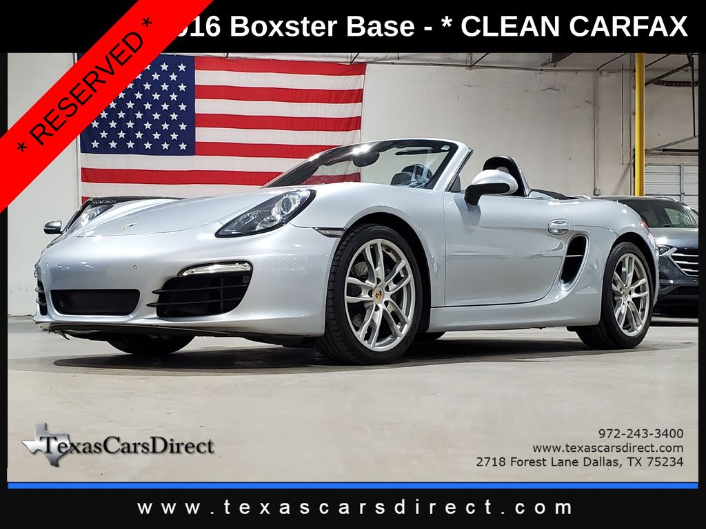 2016 Porsche Boxster RWD