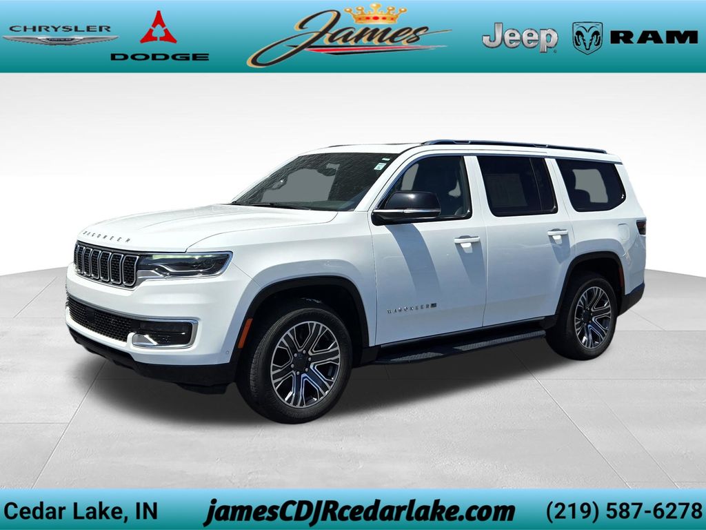 Bright White Clearcoat 2024 Jeep Wagoneer 4WD SUV / Crossover Four-Wheel Drive 8-Speed Automatic