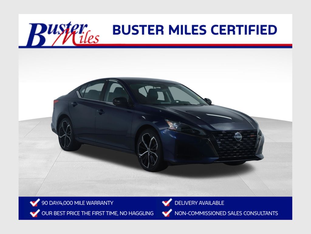 Deep Blue Pearl 2024 Nissan Altima Sedan Front-Wheel Drive Continuously Variable Transmission