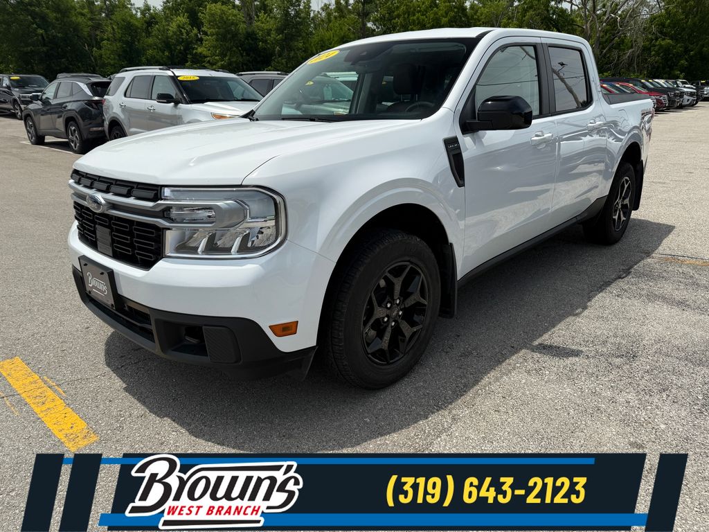 Oxford White 2024 Ford Maverick Pickup Truck All-Wheel Drive 8-Speed Automatic