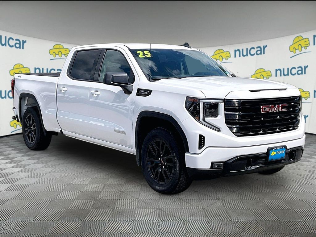 White 2025 GMC Sierra 1500 Pickup Truck Four-Wheel Drive Automatic