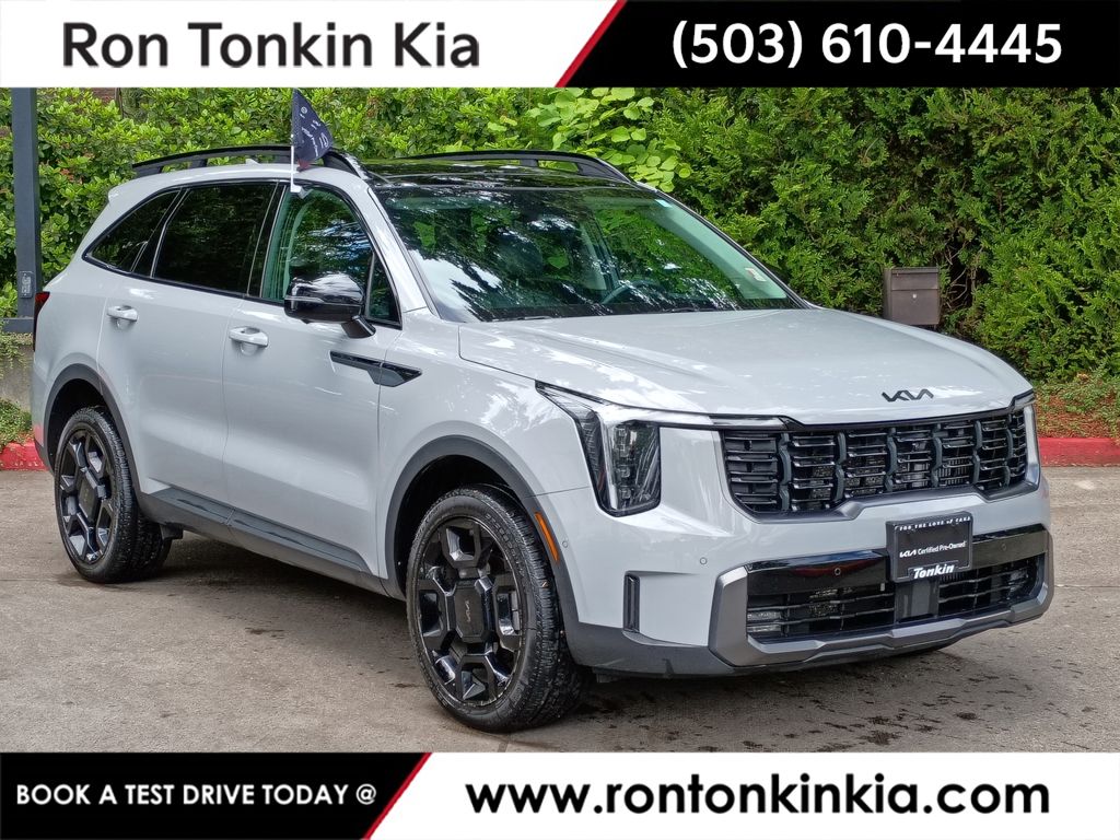Wolf Gray 2025 Kia Sorento X-Line SX AWD SUV / Crossover All-Wheel Drive 8-Speed Dual Clutch