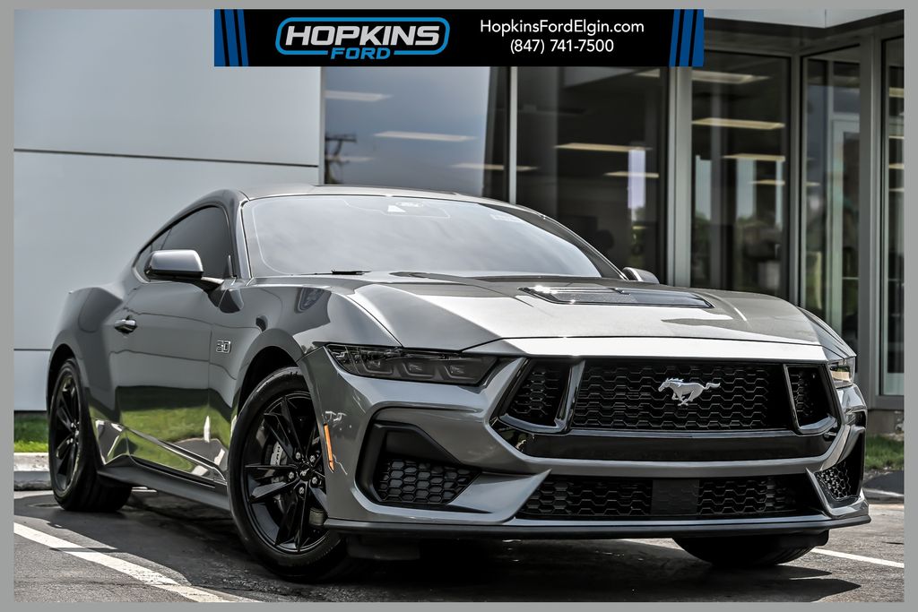 Carbonized Gray Metallic 2025 Ford Mustang Coupe Rear-Wheel Drive Automatic