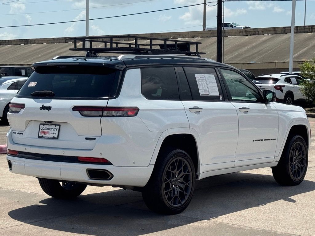 2023 Jeep Grand Cherokee L Summit White at Gullo Toyota