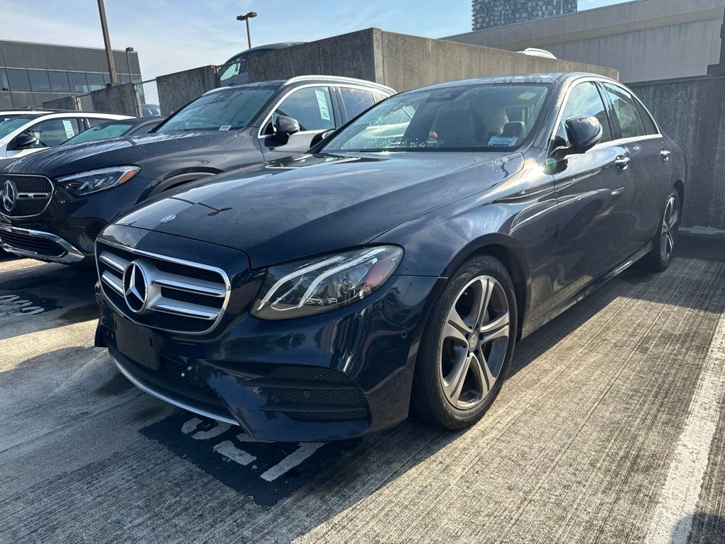 Blue Metallic 2017 Mercedes-Benz E-Class Sedan Rear-Wheel Drive 9-Speed Automatic