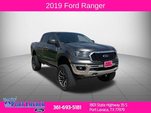 Gray (Magnetic) 2019 Ford Ranger XLT SuperCrew 4WD Pickup Truck Four-Wheel Drive Automatic