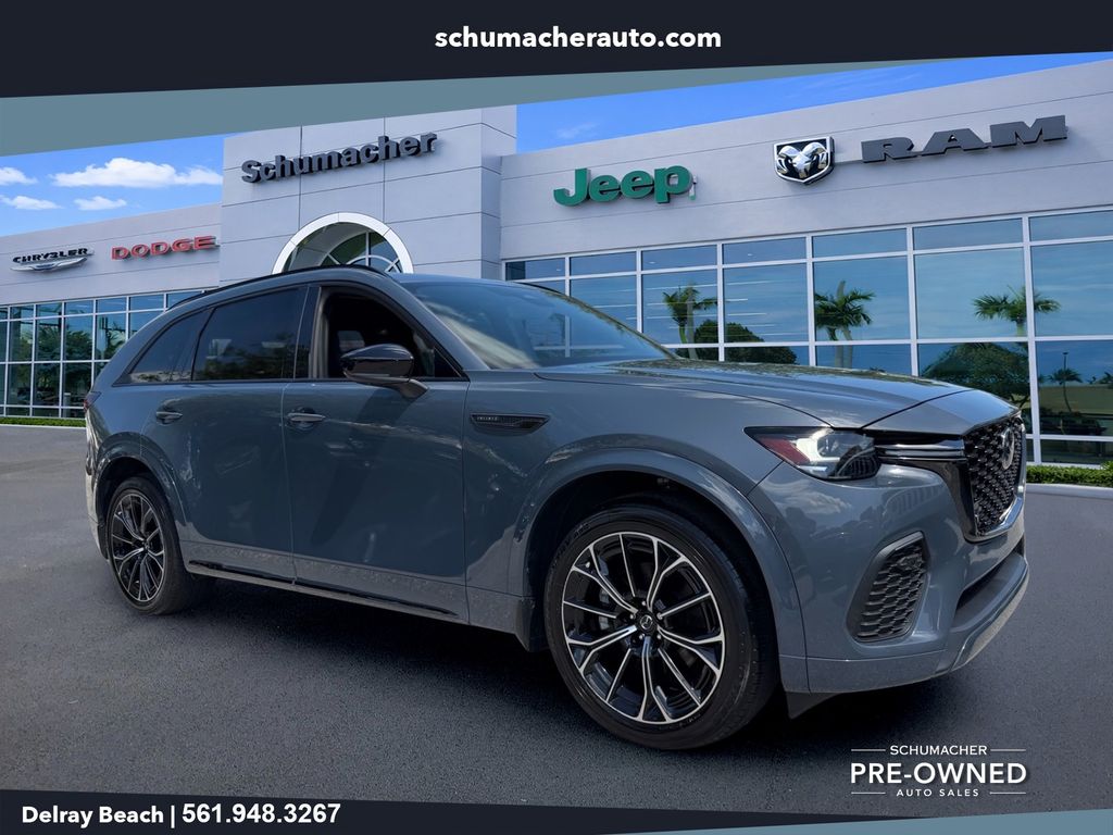 Polymetal Gray Metallic 2025 Mazda CX-70 SUV / Crossover All-Wheel Drive 8-Speed Automatic