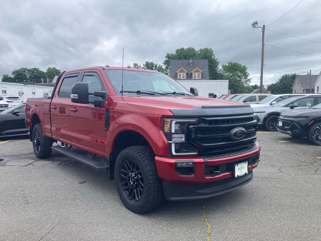 Red Metallic 2022 Ford F-250 Super Duty Pickup Truck Four-Wheel Drive Automatic