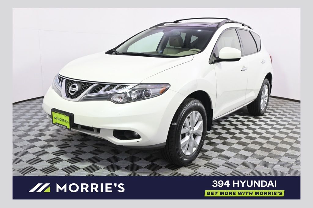 Pearl White 2014 Nissan Murano SUV / Crossover All-Wheel Drive Continuously Variable Transmission