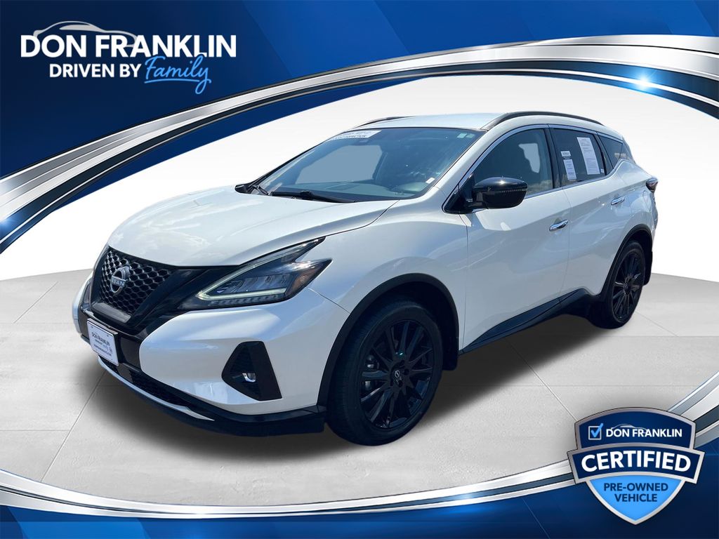 Pearl White Tricoat 2024 Nissan Murano SUV / Crossover All-Wheel Drive Continuously Variable Transmission
