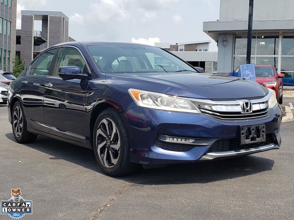 Black (Obsidian Blue Pearl) 2016 Honda Accord Sedan Front-Wheel Drive Continuously Variable Transmission