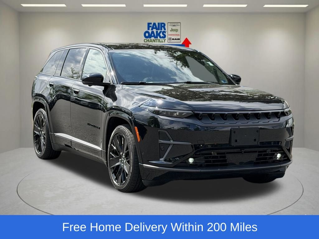 Diamond Black Crystal Pearlcoat 2024 Jeep Wagoneer S SUV / Crossover Four-Wheel Drive 1-Speed Automatic