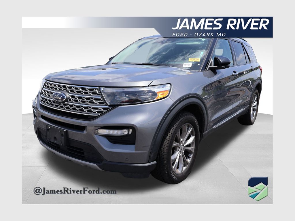 Gray Metallic 2021 Ford Explorer SUV / Crossover All-Wheel Drive Automatic