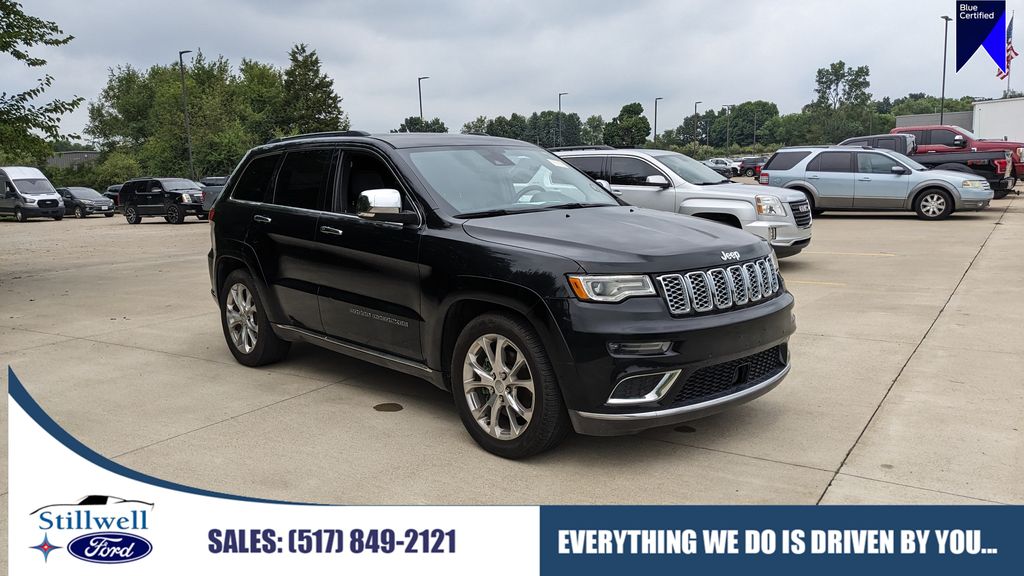 Diamond Black Crystal Pearlcoat 2021 Jeep Grand Cherokee SUV / Crossover Four-Wheel Drive 8-Speed Automatic