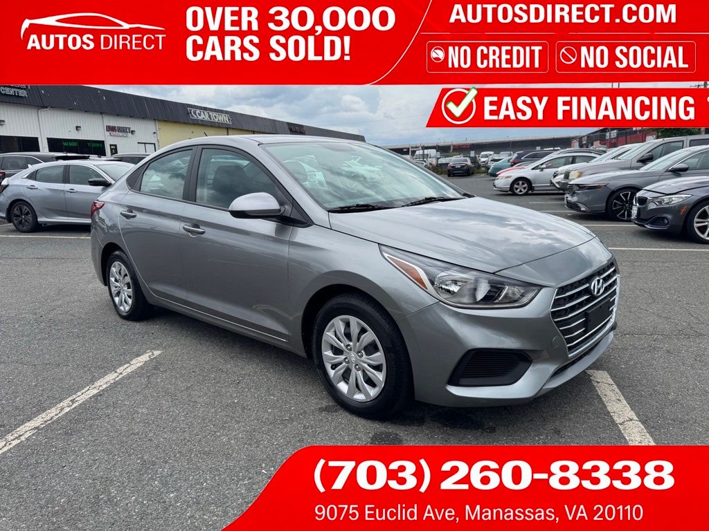 Forge Gray 2022 Hyundai Accent Sedan Front-Wheel Drive Continuously Variable Transmission