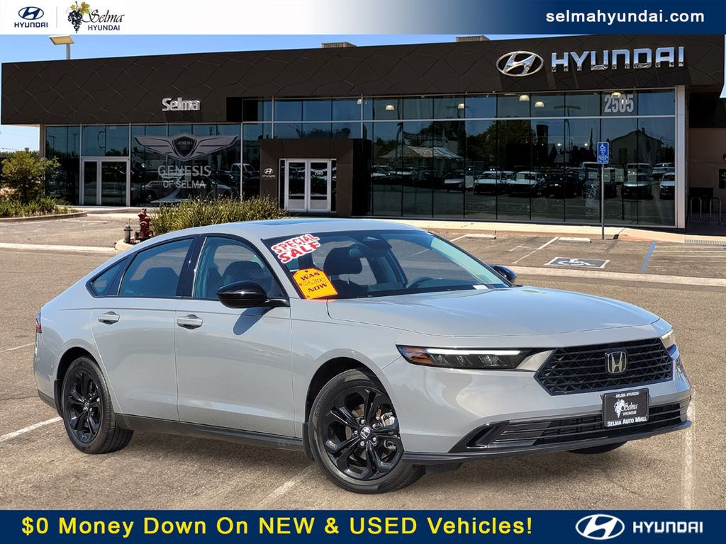 Gray 2025 Honda Accord Sedan Front-Wheel Drive Continuously Variable Transmission