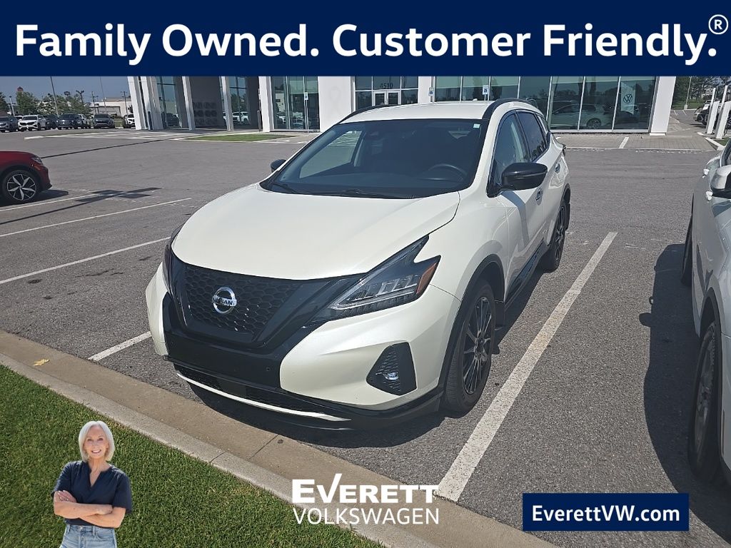 Pearl White Tricoat 2022 Nissan Murano SUV / Crossover Front-Wheel Drive Continuously Variable Transmission