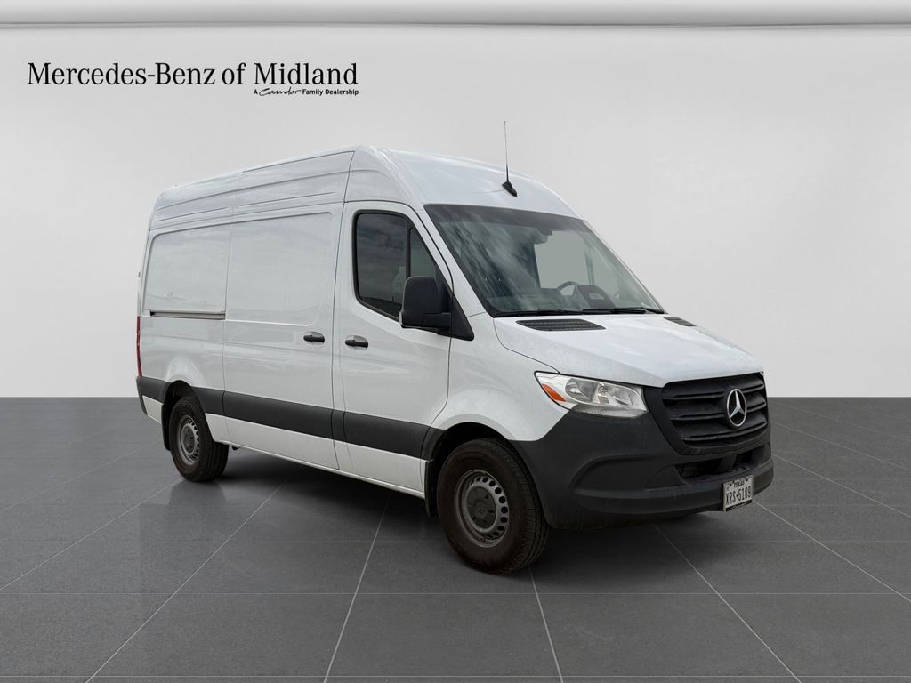 Arctic White 2025 Mercedes-Benz Sprinter Cargo 2500 144 RWD Van Rear-Wheel Drive 9-Speed Automatic