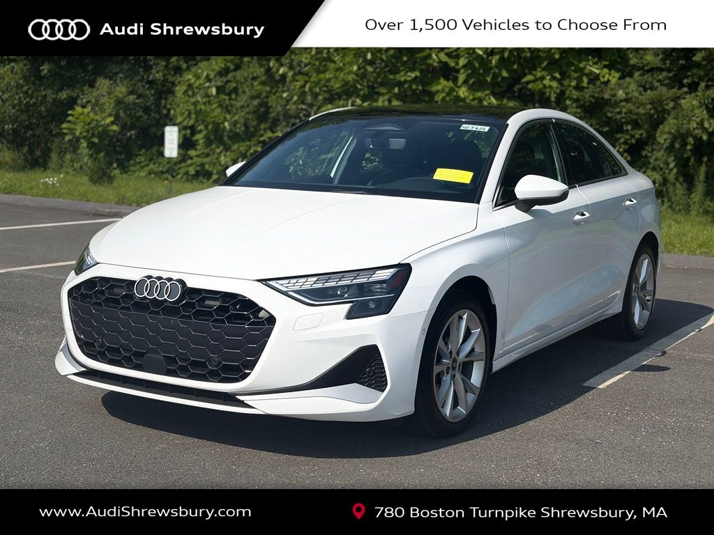 White 2026 Audi A3 Sedan All-Wheel Drive 7-Speed Automatic