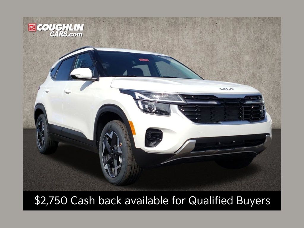 Snow White Pearl 2026 Kia Seltos SUV / Crossover All-Wheel Drive Continuously Variable Transmission