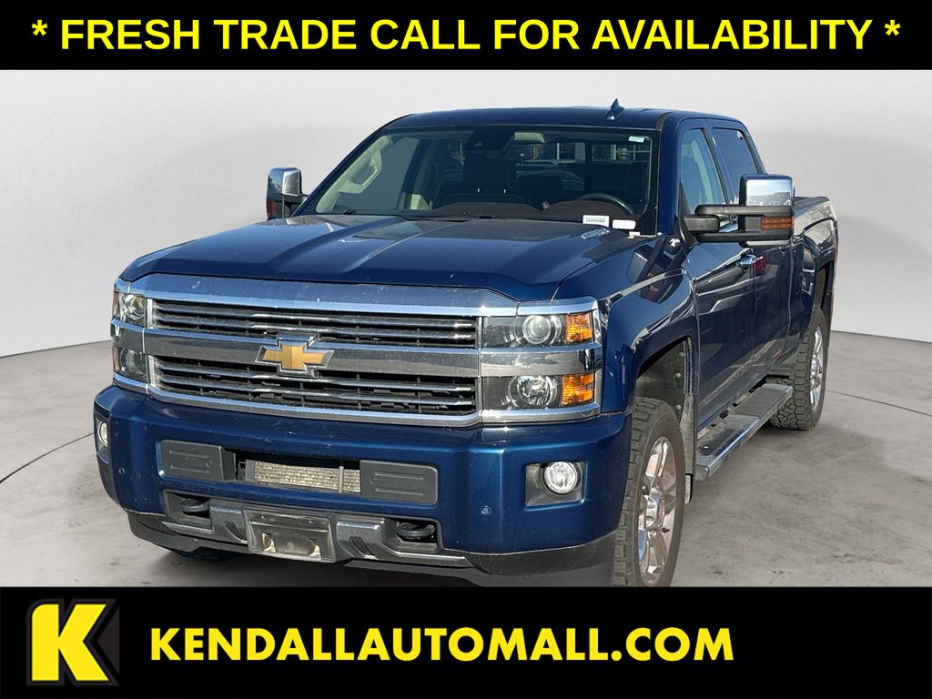 Deep Ocean Blue 2016 Chevrolet Silverado 2500HD Pickup Truck Four-Wheel Drive 6-Speed Automatic