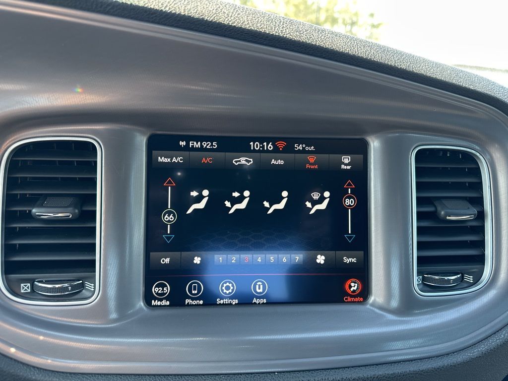 2023 Pitch Black Clearcoat Dodge Charger GT RWD Sedan