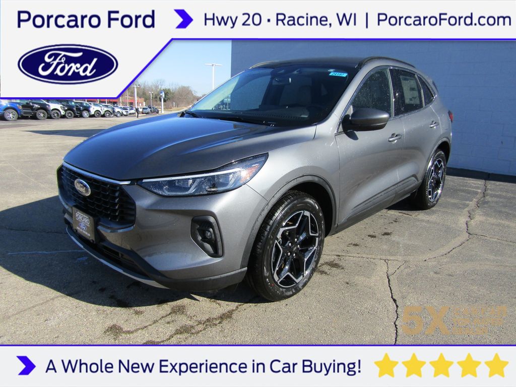Carbonized Gray Metallic 2026 Ford Escape Hybrid Platinum AWD SUV / Crossover All-Wheel Drive Continuously Variable Transmission