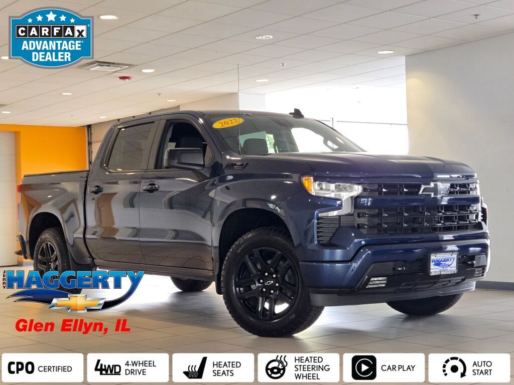 Northsky Blue Metallic 2023 Chevrolet Silverado 1500 Pickup Truck Four-Wheel Drive Automatic