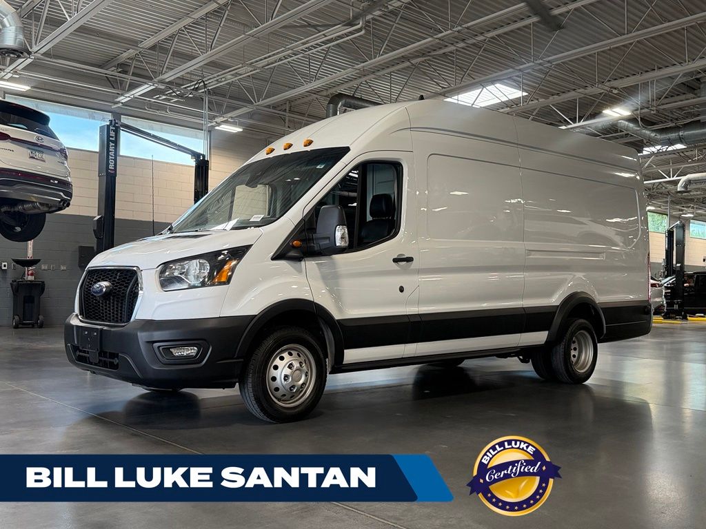 Oxford White 2023 Ford Transit Cargo Van Rear-Wheel Drive 