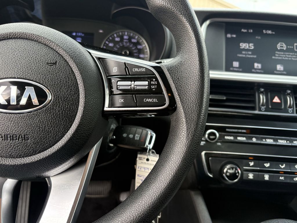 2020 Kia Optima LX White at DeMontrond Mazda