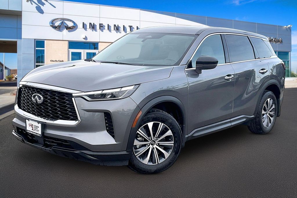 Gray (Graphite Shadow) 2025 INFINITI QX60 Pure AWD SUV / Crossover All-Wheel Drive 9-Speed Automatic