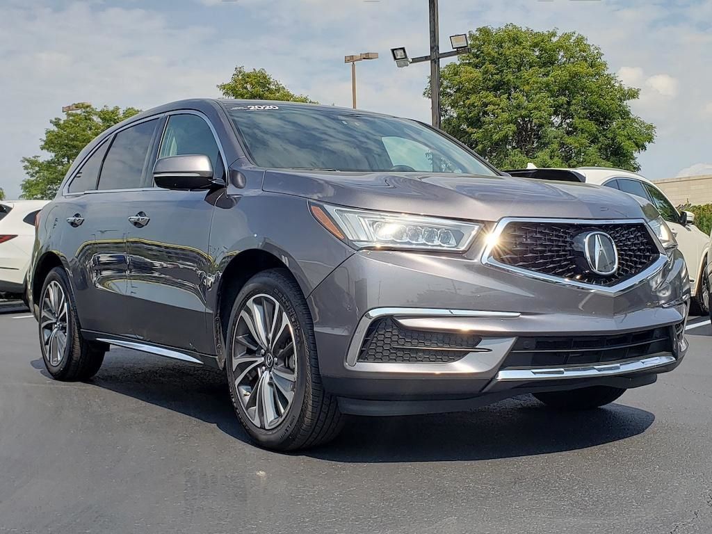 Gray (Modern Steel Metallic) 2020 Acura MDX SUV / Crossover All-Wheel Drive 9-Speed Automatic