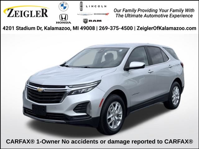 Silver Ice Metallic 2022 Chevrolet Equinox SUV / Crossover Four-Wheel Drive 6-Speed Automatic Overdrive