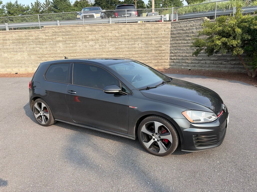 Reflex Silver Metallic 2015 Volkswagen Golf GTI Hatchback Front-Wheel Drive 6-Speed Manual