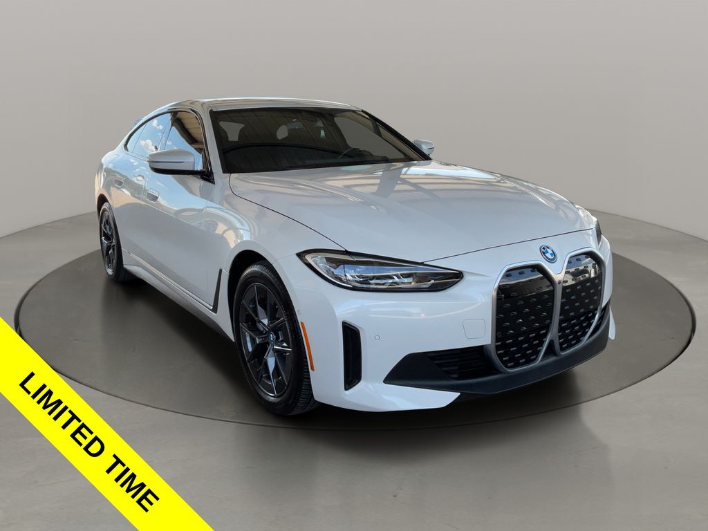 Mineral White Metallic 2023 BMW i4 Sedan Rear-Wheel Drive Automatic