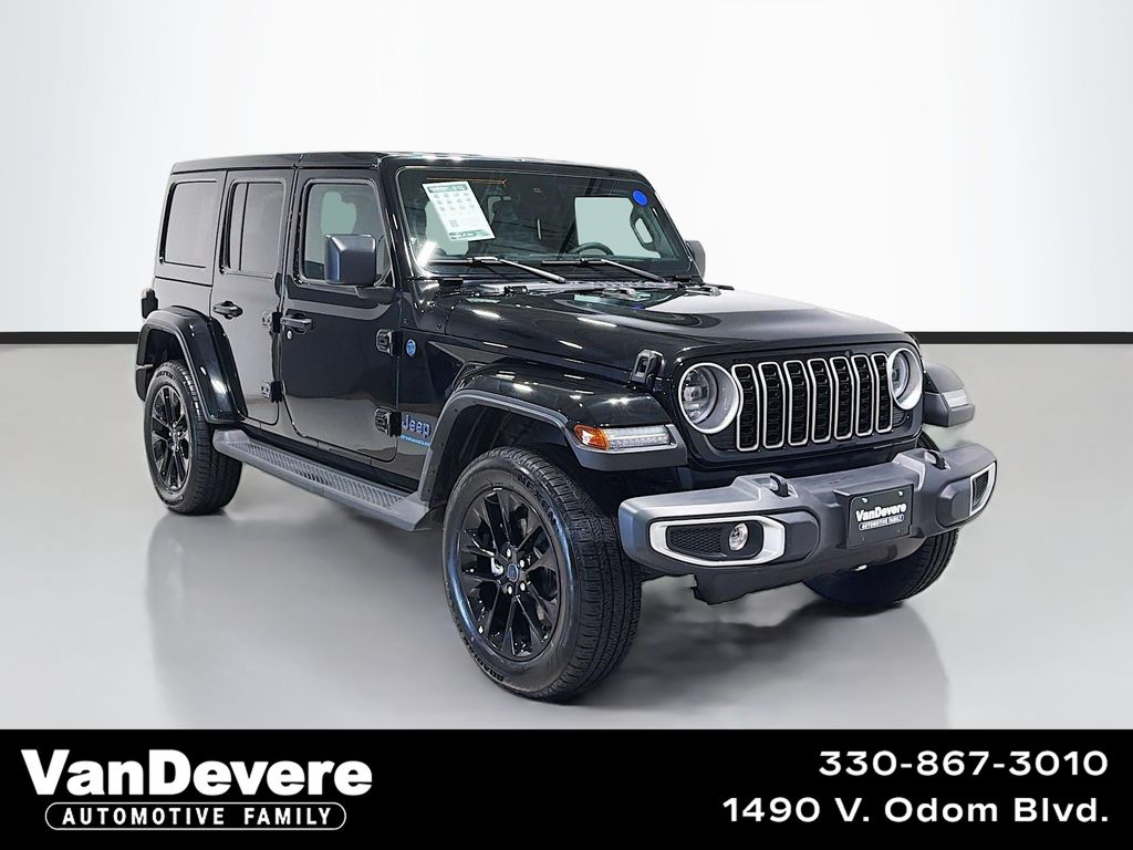 Black Clearcoat 2025 Jeep Wrangler 4xe SUV / Crossover Four-Wheel Drive 8-Speed Automatic