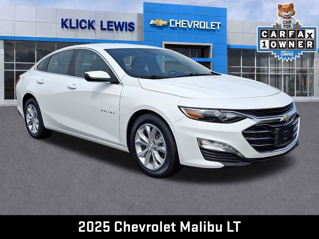 2025 Chevrolet Malibu LT White at Klick Lewis Buick Chevrolet