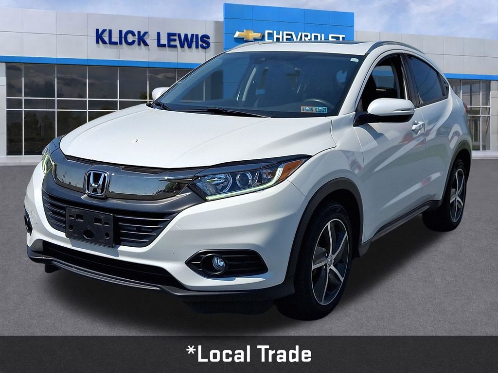2022 Honda HR-V EX White at Honda North