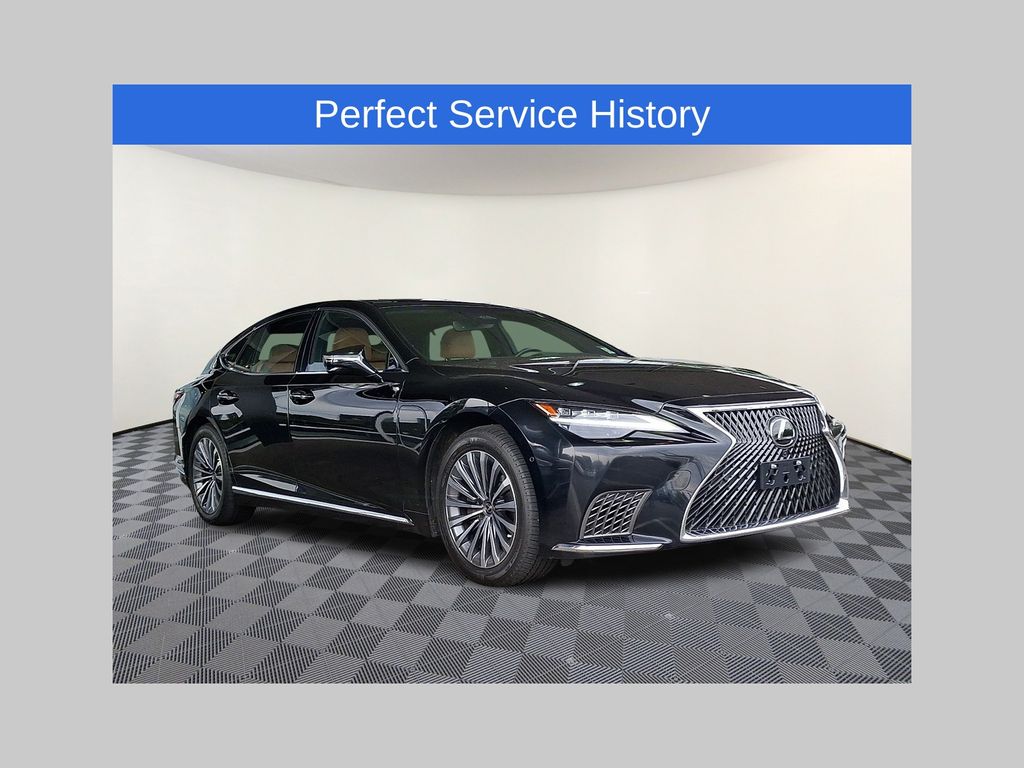 Black (Obsidian) 2024 Lexus LS Sedan All-Wheel Drive Automatic